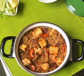 Palak Paneer Pulao