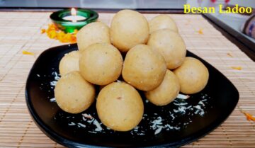 Besan Ladoo Recipe | Easy Besan Ladoo Recipe