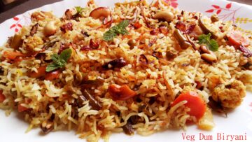 vegetable dum biryani