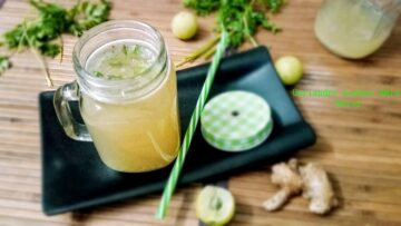 coriander leaves and amla detox