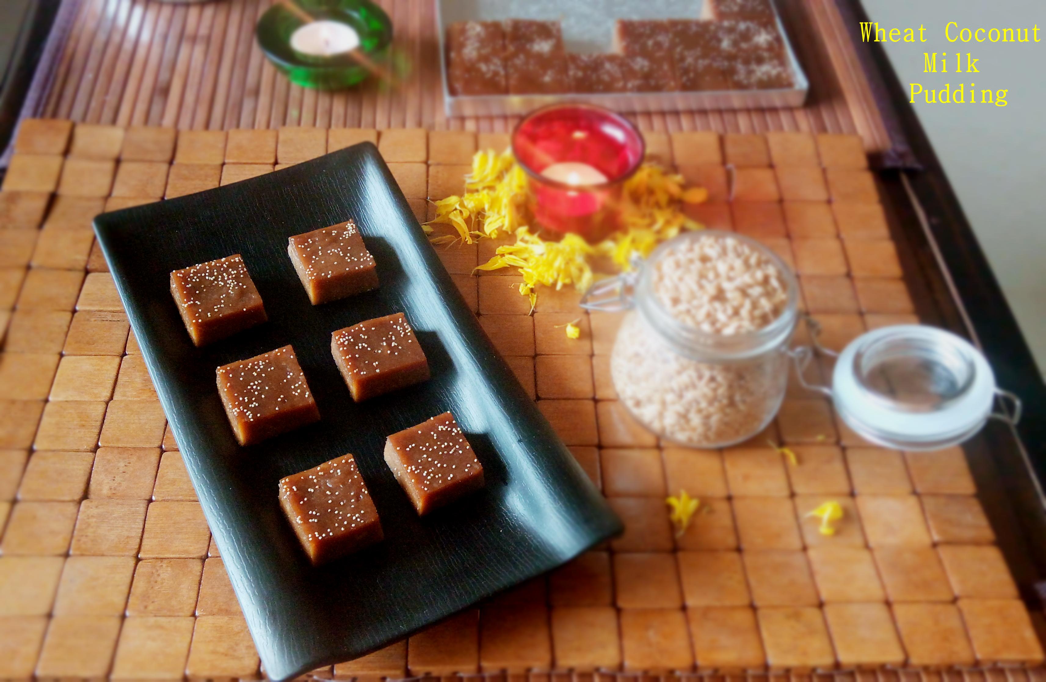 Wheat Coconut Milk Pudding | Godhi Halbai