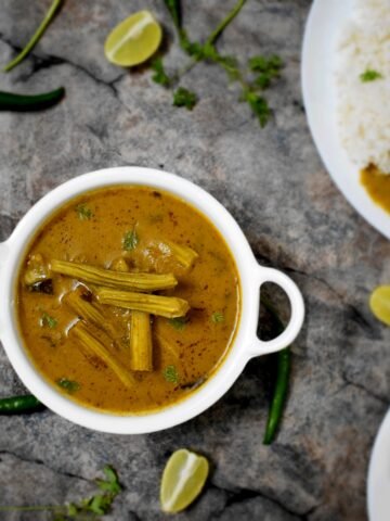 Spicy Drumstick Green Curry