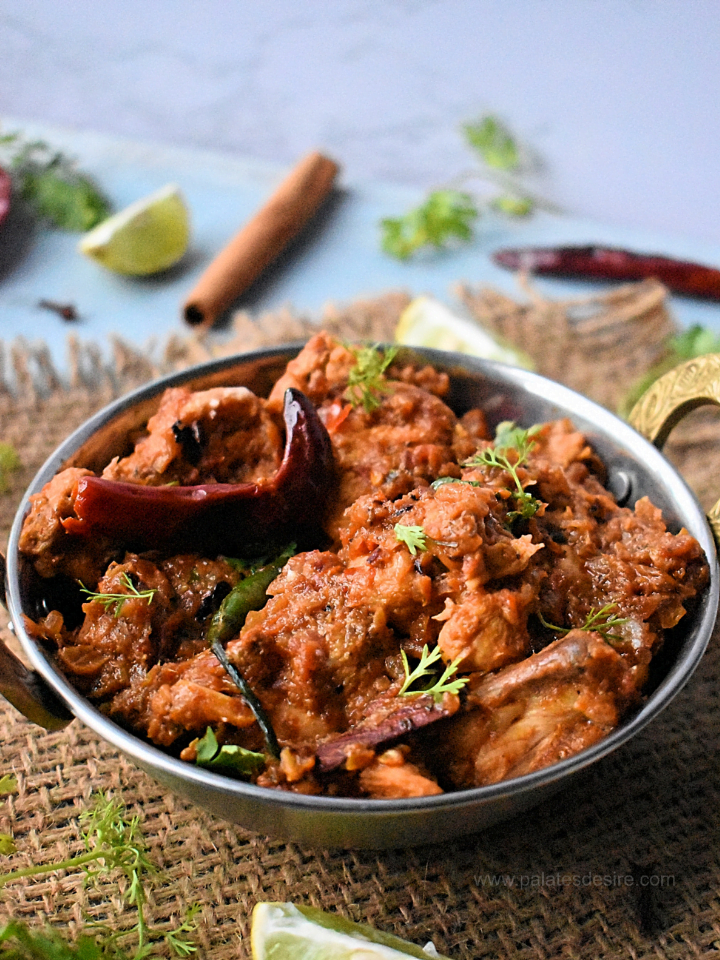 Chicken Ghee Roast Masala Recipe - Palate's Desire