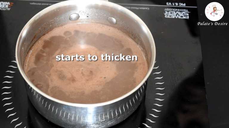 hot chocolate thickening