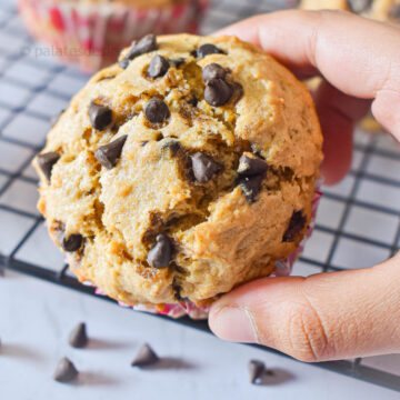 whole wheat banana muffins