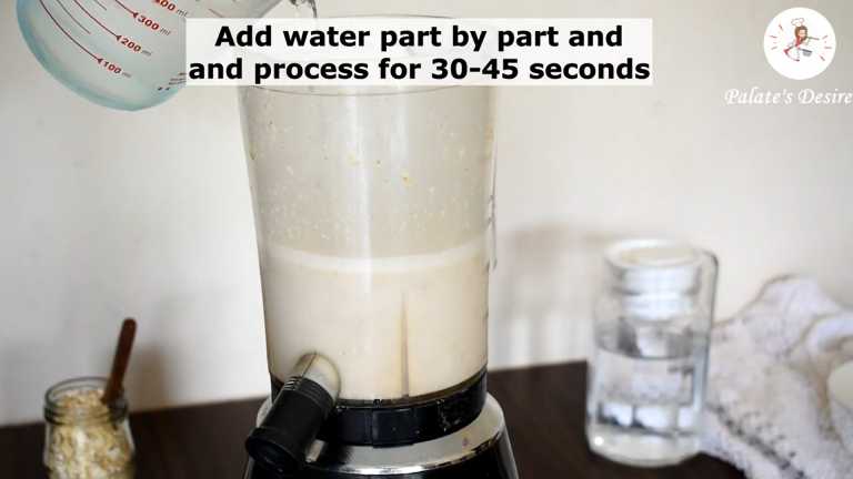 add water part by part