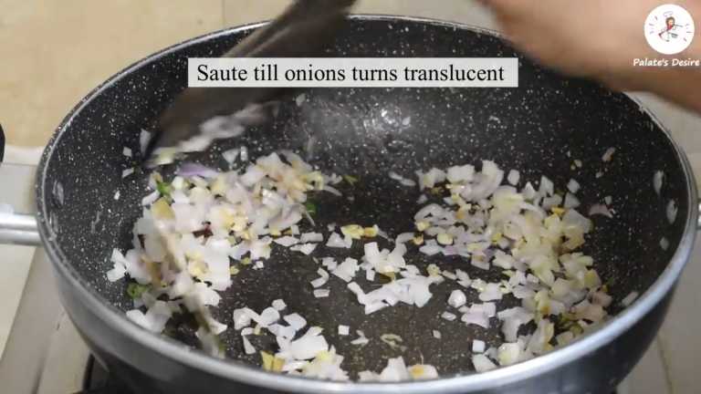 saute onions