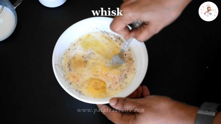 whisk eggs