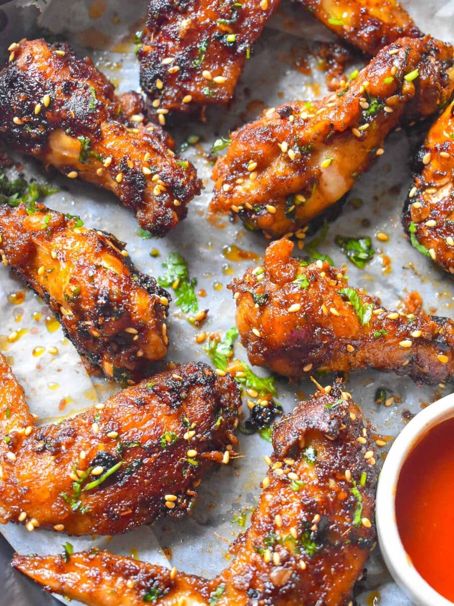 Spicy Chicken Wings (+ video) - Palate's Desire