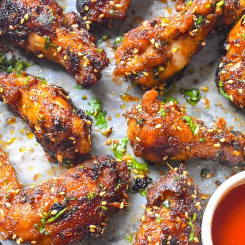 Spicy Chicken Wings (+ video) - Palate's Desire