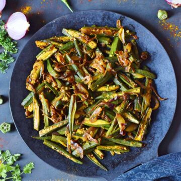 bhindi do pyaza