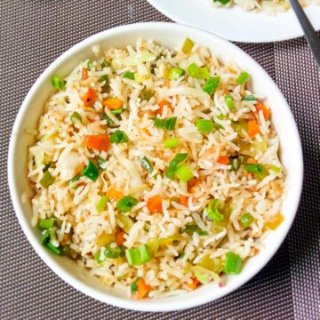 vegetable fried rice